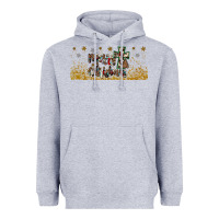 Heather Grey merry christmas cross Heavyweight Hoodie - JahusDesignShop