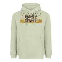 Matcha merry christmas cross Heavyweight Hoodie - JahusDesignShop