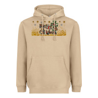 Mushroom merry christmas cross Heavyweight Hoodie - JahusDesignShop