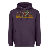 Plum merry christmas cross Heavyweight Hoodie - JahusDesignShop