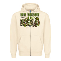 Sandshell my daddy is my hero army Zipper Hoodie - Zillion Design Studio
