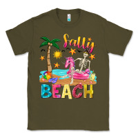 Army Green salty beach Classic Tee - texasbilliewilder