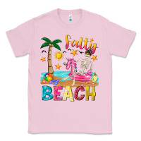 Bubblegum Pink salty beach Classic Tee - texasbilliewilder