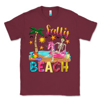 Burgundy salty beach Classic Tee - texasbilliewilder
