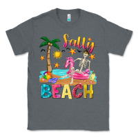 Charcoal Heather salty beach Classic Tee - texasbilliewilder