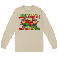 Mushroom juneteenth free ish since 1865 Long Sleeve Tee - texasbilliewilder