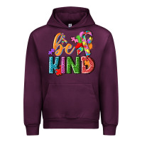 Mauve Wine autism be kind Urban Hoodie - NancyCooperArtShop