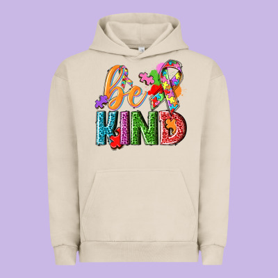 Autism Be Kind Urban Hoodie Designed By Nancycooperartshop