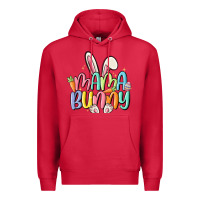 Cardinal mama bunny Premium Hoodie - MaliasSmallBusiness