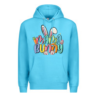 Ocean Blue mama bunny Premium Hoodie - MaliasSmallBusiness