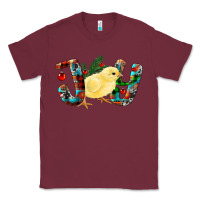 Burgundy christmas joy chick Classic Tee - RanaPortraitStore
