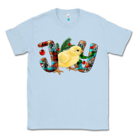 Dusty Blue christmas joy chick Classic Tee - RanaPortraitStore