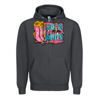 Smoke life is better in boots Zipper Hoodie - Zillion Design Studio