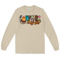 Mushroom campfire legend Long Sleeve Tee - Zillion Design Studio