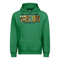 Emerald she speaks with wisdom proverbs 31 26 Urban Hoodie - NancyCooperArtShop