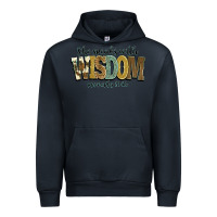 Navy she speaks with wisdom proverbs 31 26 Urban Hoodie - NancyCooperArtShop