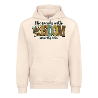 Sandshell she speaks with wisdom proverbs 31 26 Urban Hoodie - NancyCooperArtShop