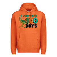 Carrot i survived 100 days Premium Hoodie - MaliasSmallBusiness