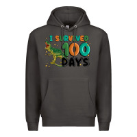 Smoke i survived 100 days Premium Hoodie - MaliasSmallBusiness