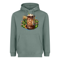 Sage sunflower coffee cup cactus Heavyweight Hoodie - JahusDesignShop