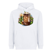 White sunflower coffee cup cactus Heavyweight Hoodie - JahusDesignShop