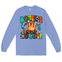 Colony Blue bonfire Long Sleeve Tee - Zillion Design Studio