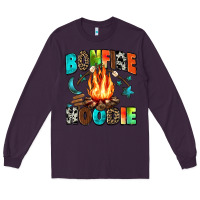 Plum bonfire Long Sleeve Tee - Zillion Design Studio