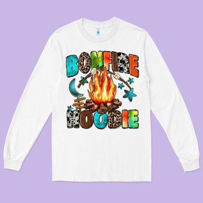 Bonfire Long Sleeve Tee Designed By Zillion Design Studio