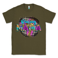 Army Green racing mama Classic Tee - Zillion Design Studio