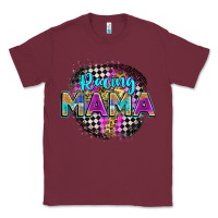 Burgundy racing mama Classic Tee - Zillion Design Studio