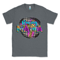 Charcoal Heather racing mama Classic Tee - Zillion Design Studio