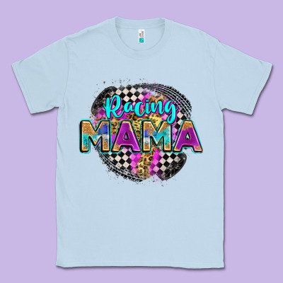 Racing Mama Classic Tee Designed By Zillion Design Studio
