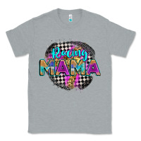 Heather Grey racing mama Classic Tee - Zillion Design Studio
