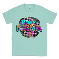 Seafoam racing mama Classic Tee - Zillion Design Studio