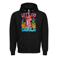 Black let's go girls Zipper Hoodie - Zillion Design Studio