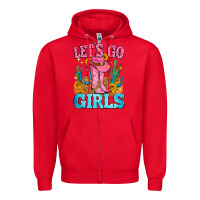 Red let's go girls Zipper Hoodie - Zillion Design Studio