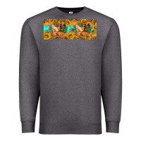 Charcoal Heather Fall coop animals pumpkin 11 oz mug Premium Sweatshirt - Artiststas