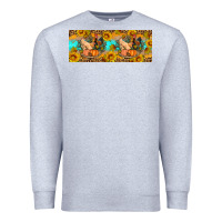 Heather Grey Fall coop animals pumpkin 11 oz mug Premium Sweatshirt - Artiststas