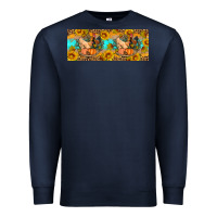 Navy Fall coop animals pumpkin 11 oz mug Premium Sweatshirt - Artiststas