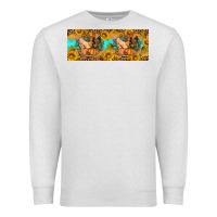 Oatmeal Heather Fall coop animals pumpkin 11 oz mug Premium Sweatshirt - Artiststas
