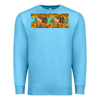 Ocean Blue Fall coop animals pumpkin 11 oz mug Premium Sweatshirt - Artiststas