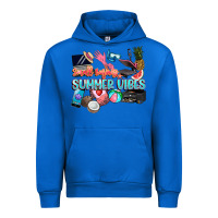 Cobalt small businesses summer vibe Urban Hoodie - NancyCooperArtShop