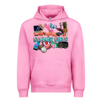 Fuchsia Pink small businesses summer vibe Urban Hoodie - NancyCooperArtShop