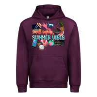 Mauve Wine small businesses summer vibe Urban Hoodie - NancyCooperArtShop