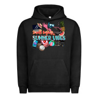 Pigment Black small businesses summer vibe Urban Hoodie - NancyCooperArtShop