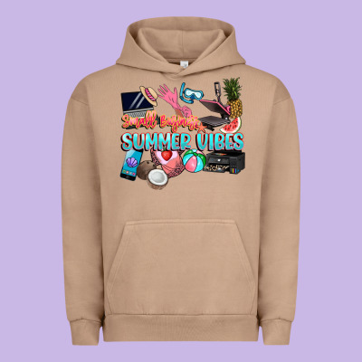 Small Businesses Summer Vibe Urban Hoodie Designed By Nancycooperartshop
