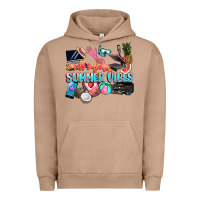 Pigment Burro small businesses summer vibe Urban Hoodie - NancyCooperArtShop