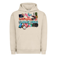 Pigment French Oak small businesses summer vibe Urban Hoodie - NancyCooperArtShop