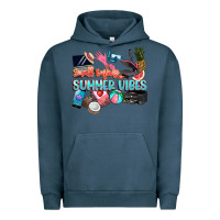 Pigment Midnight Navy small businesses summer vibe Urban Hoodie - NancyCooperArtShop