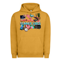 Pigment Peanut Butter small businesses summer vibe Urban Hoodie - NancyCooperArtShop